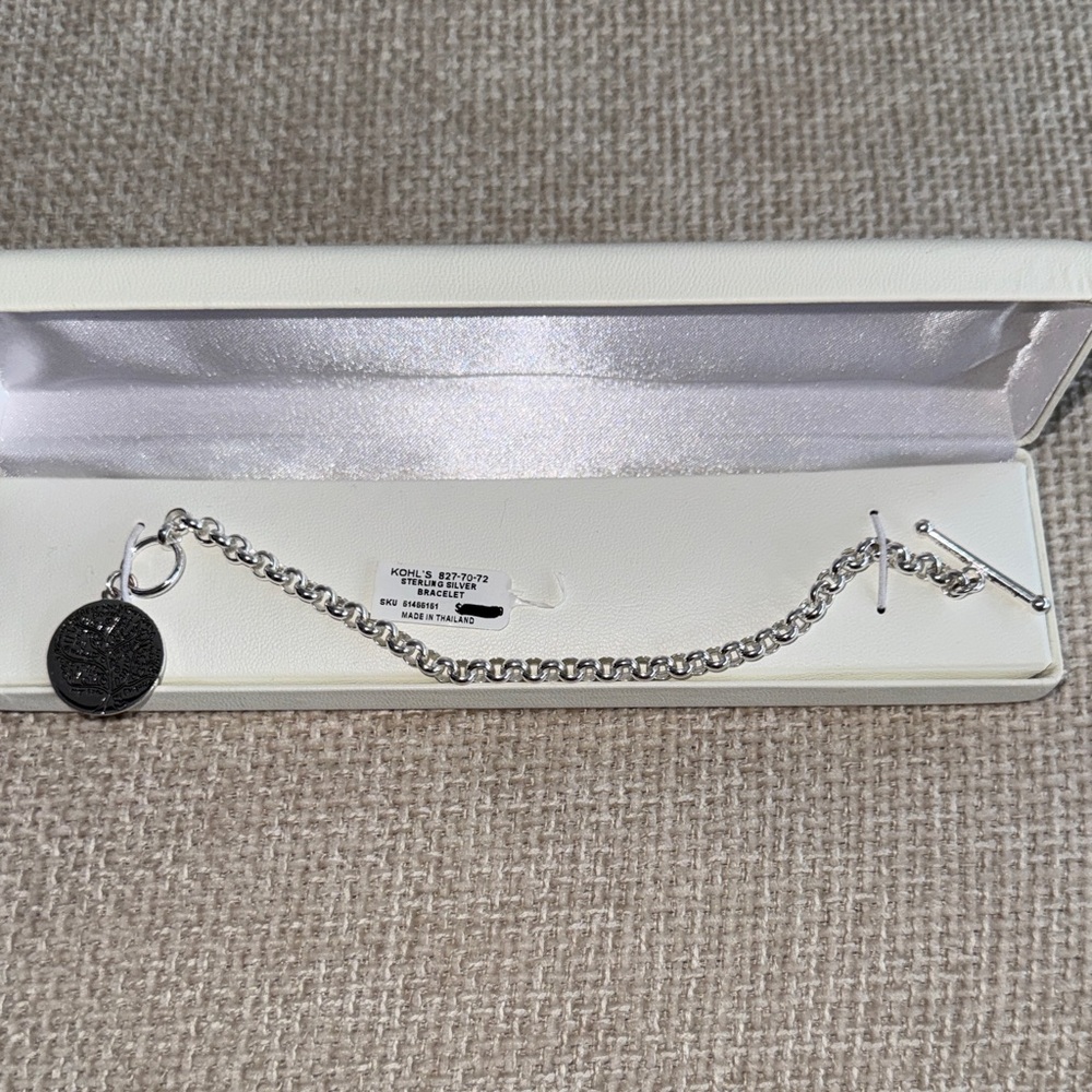 Kohl's Sterling Silver Family bracelet